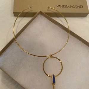 VANESSA MOONEY gold plated chocker necklace